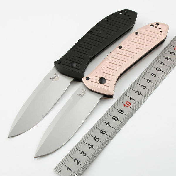 BENCHMADE 5700 Folding Knife Stone Washing Blade Aluminum Handle For Outdoor Camping Hunting -Hygo Knives™