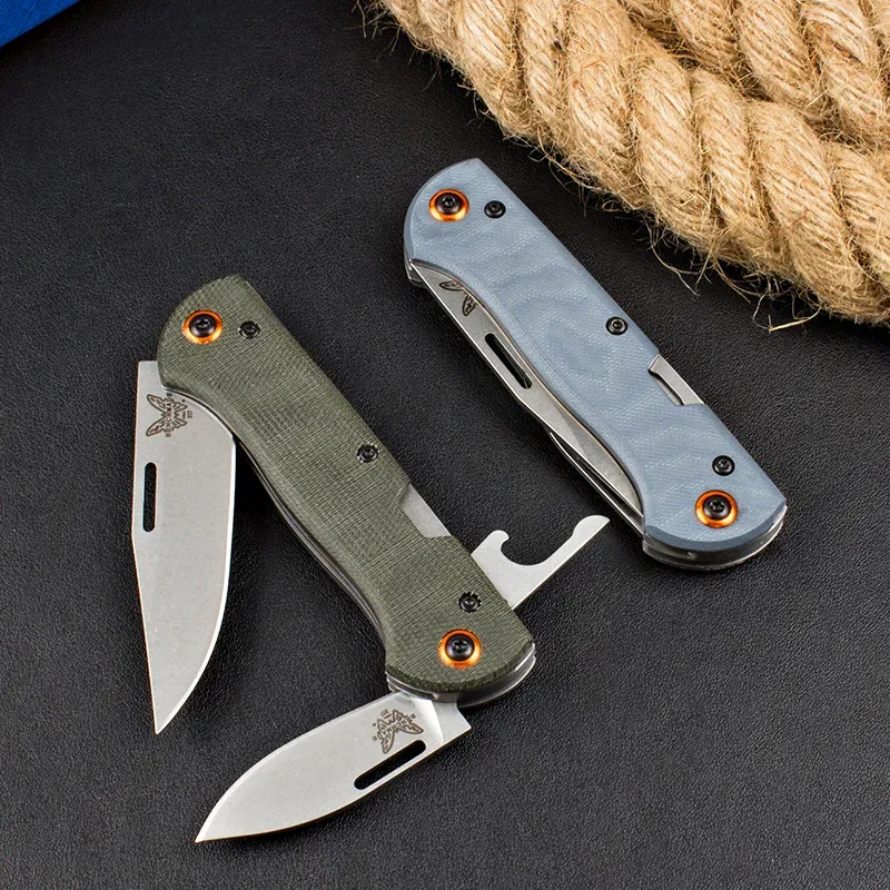 Benchmade 317 Folding Knife G10 Linen Handle Multifunction Outdoor Camping -Hygo Knives™
