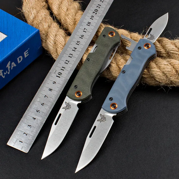 Benchmade 317 Folding Knife G10 Linen Handle Multifunction Outdoor Camping -Hygo Knives™