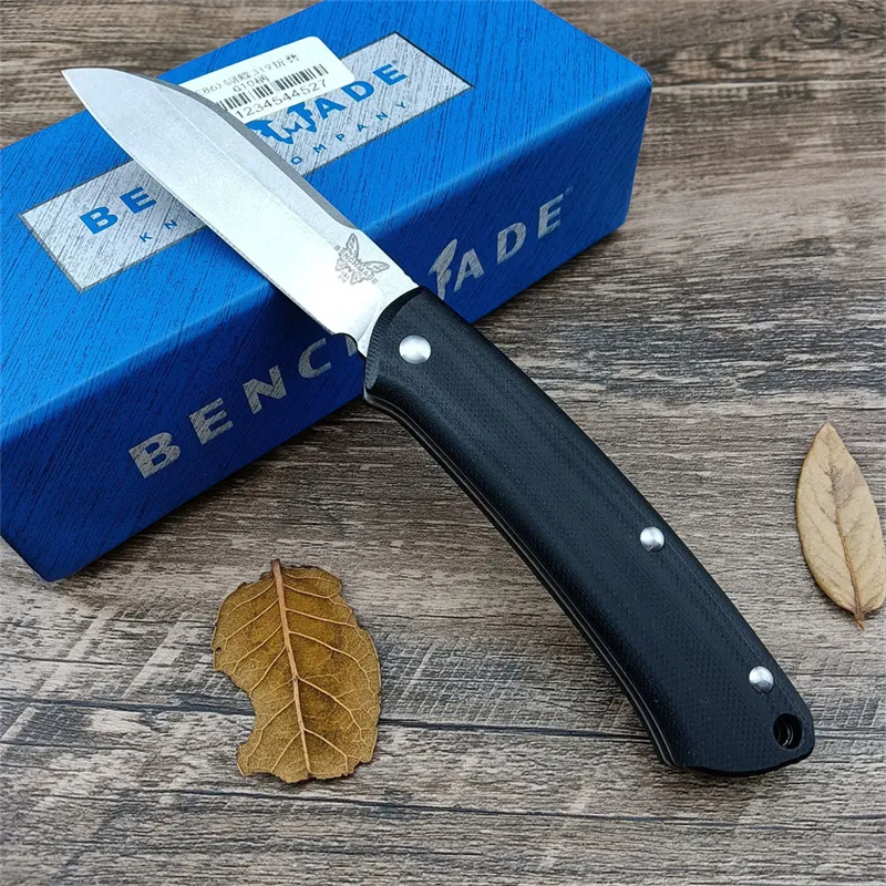 Benchmade 319 Knife D2 Steel Blade G10 Handles For Outdoor Camping Hunting -Hygo Knives™