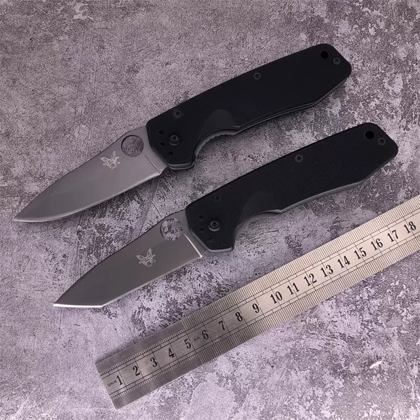 Benchmade BM 10750/10751 Classic folding knife Titanium plating Blade G10 handle outdoor Camping -Hygo Knives™