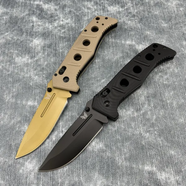 Benchmade 275SGY-1 Shane Sibert Adamas Folding Knife For Camping Hunting -Hygo Knives™